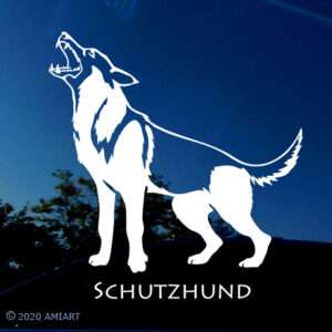 german shepherd schutzhund gsd dog vinyl decal sticker for car truck window